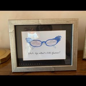 9 by 7” framed art, perfect condition